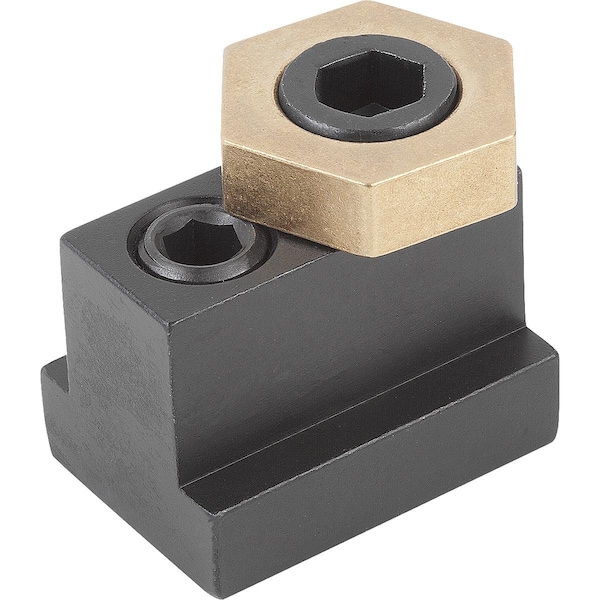 Cam Screw Hexagon Brass, With T-Slot Nut, Comp:Carbon Steel, N=10